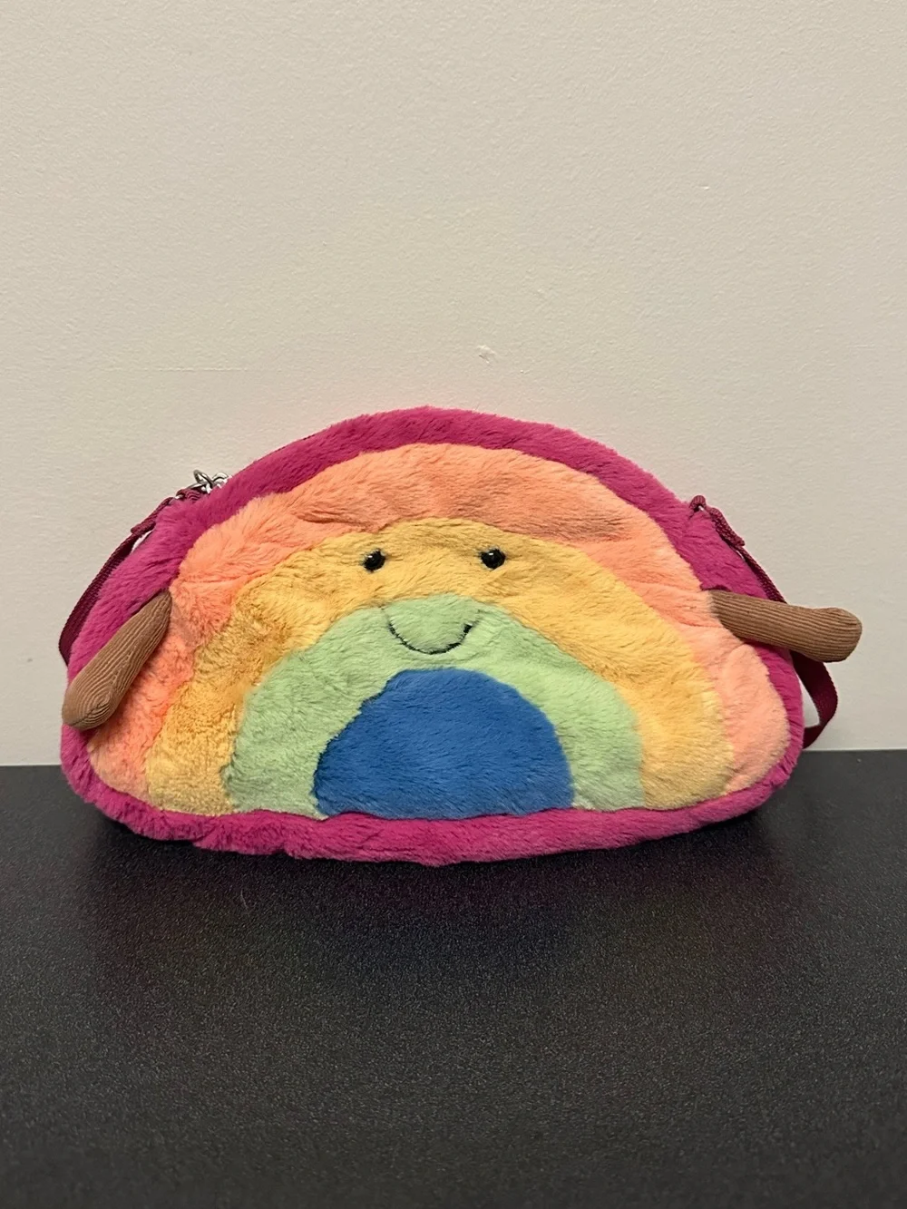 Jellycat Amuseables Rainbow Bag Zipper Crossbody